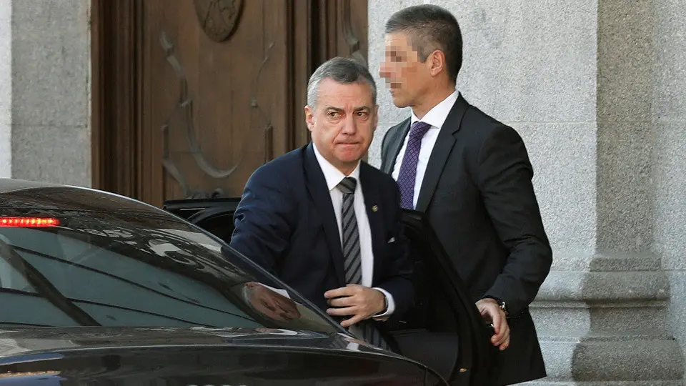 Urkullu, a su llegada al Supremo. EFE