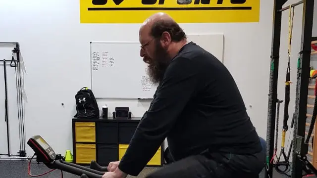 El último entrenamiento de Cota. DP