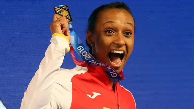 Peleteiro, con la medalla de oro. ROBERT PERRY