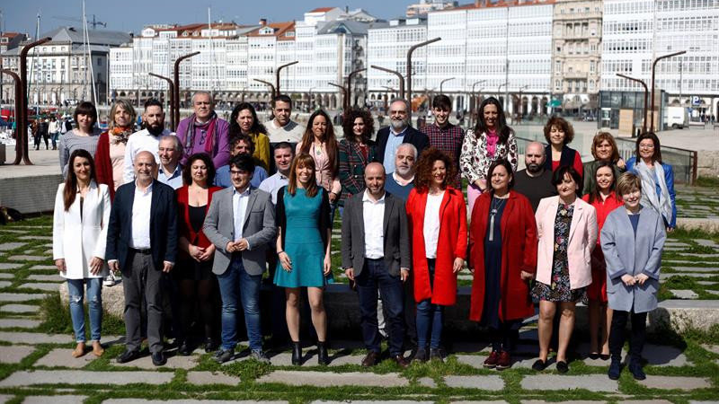 En Marea presentou os seus candidatos ás Xerais no Parrote da Coruña. CABALAR, EFE