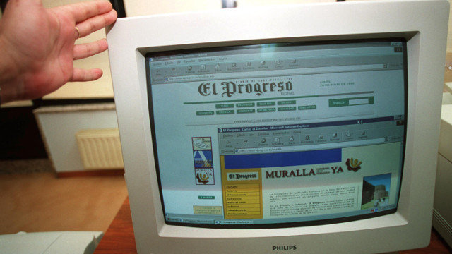 La web de El Progreso se estrenó en 2000. ARCHIVO