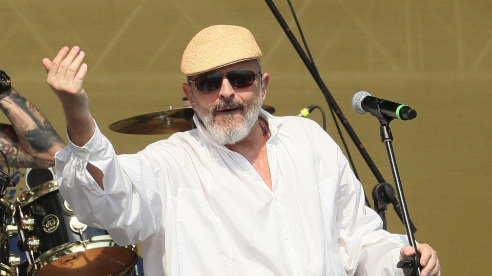 Miguel Bosé, durante el concierto que ofreció recientemente en Venezuela. MAURICIO DUEÑAS CASTANEDA (EFE)