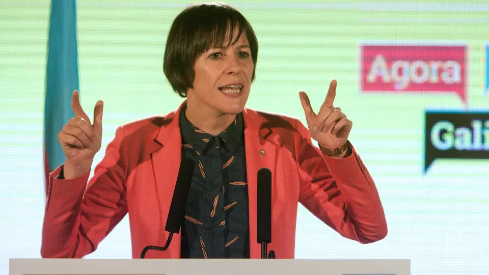 Ana Pontón en Vilagarcía.SALVADOR SAS