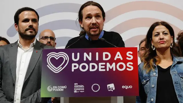 Pablo Iglesias y Alberto Garzón. JP GANDUL