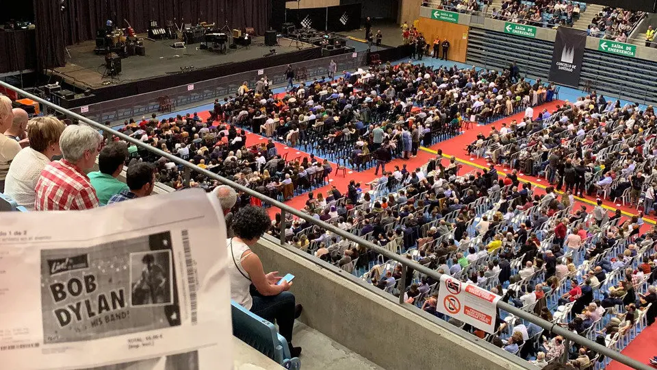 Abarrote en el Multiusos do Sar. PEPE FERRÍN