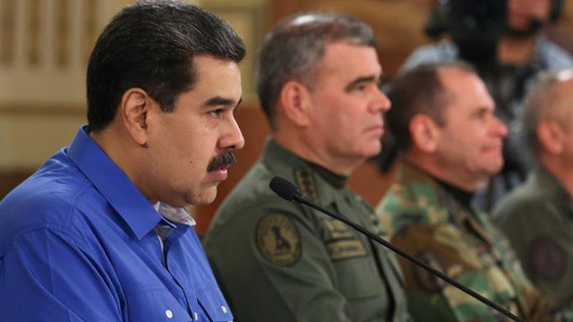 Maduro, este martes con miembros del ejército MIRAFLORES