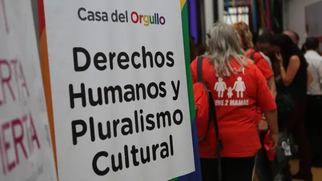 Casa del Orgullo de Buenos Aires. MARÍA PAULINA RODRÍGUEZ (EFE)