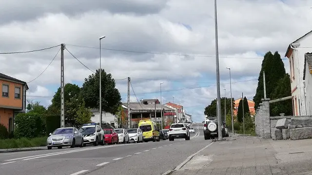A vivenda onde foi achada a menor sen vida, en Muimenta. EP