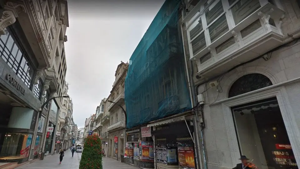 Rúa do Príncipe de Vigo. GOOGLE MAPS