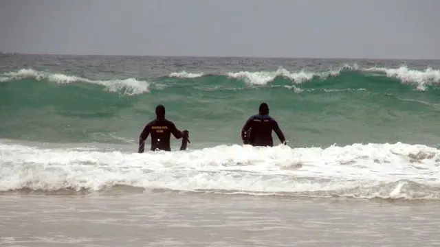 Búsqueda del menor desaparecido. ROMÁN RÍOS (EFE)