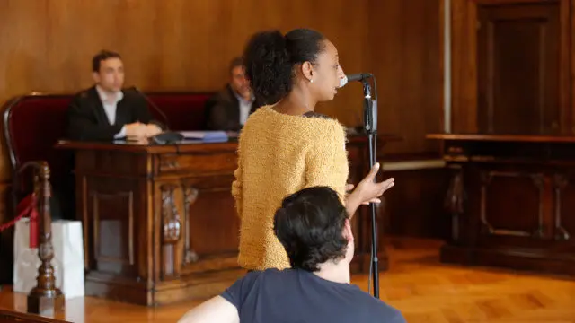 Un momento do xuízo.ADP