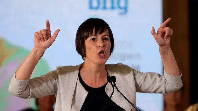 Ana Pontón, en Vigo. SALVADOR SAS (EFE)