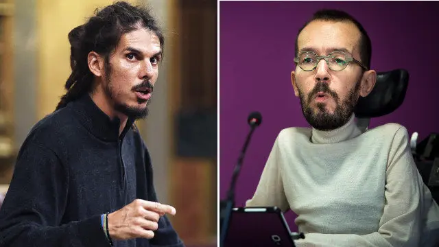 Alberto Rodríguez y Pablo Echenique. EFE