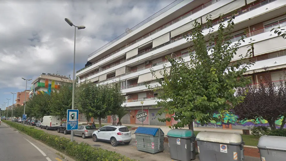 Edificio en el que se registró el fuego. GSV