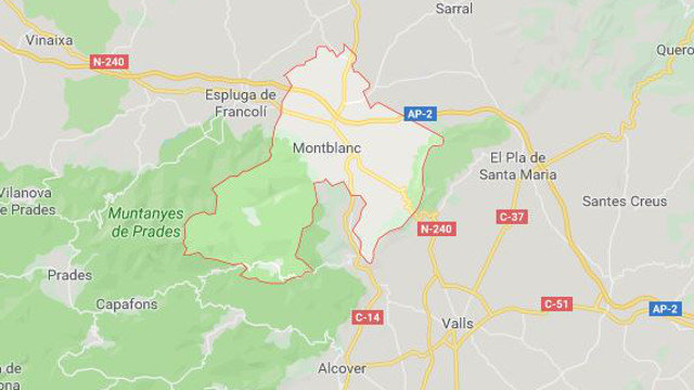 La localidad tarraconense de Montblanc GOOGLE MAPS