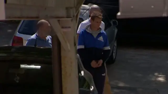 O home acusado de apuñalar a un mozo en Salceda. TVG