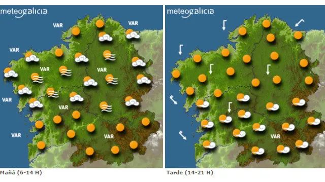 Tempo en Galicia. EP