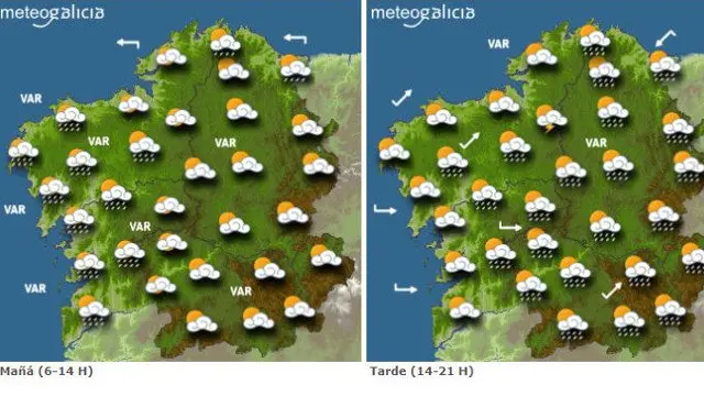 Previsi&oacute;n de Meteogalicia. EP