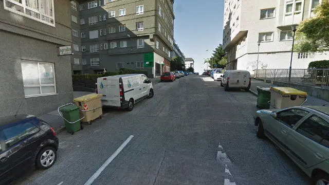 Rúa Antonio Ríos, onde ocorreu o accidente. GOOGLE MAPS