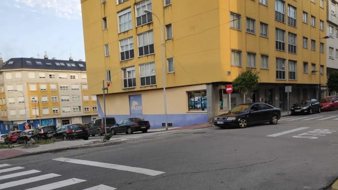 La zona de Burela en la que se produjo la agresión EP