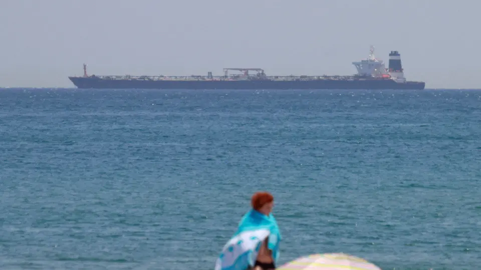 El Grace 1, en Gibraltar. A.CARRASCO RAGEL (Efe)