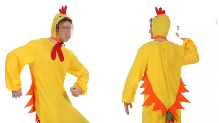 Un disfraz de pollo. EP