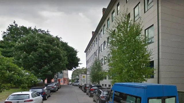 El trágico suceso tuvo lugar en un edificio de la compostelana calle Jaca. GSV