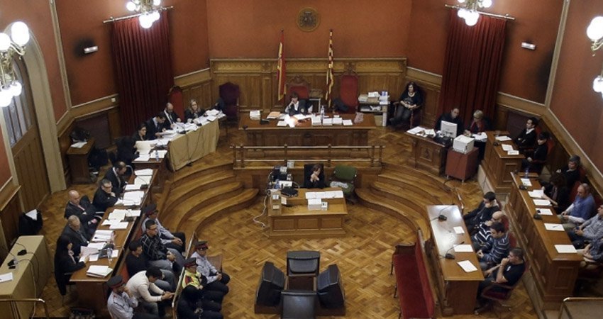 Imaxe de arquivo da Audiencia Provincial de Barcelona. EFE