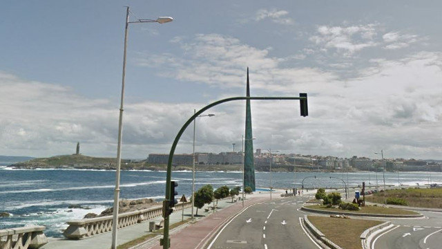 Paseo marítimo de A Coruña en la zona del Millenium. GOOGLEMAPS