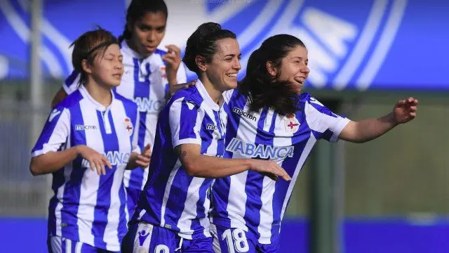 Jugadoras del Deportivo Abanca. TWITTER