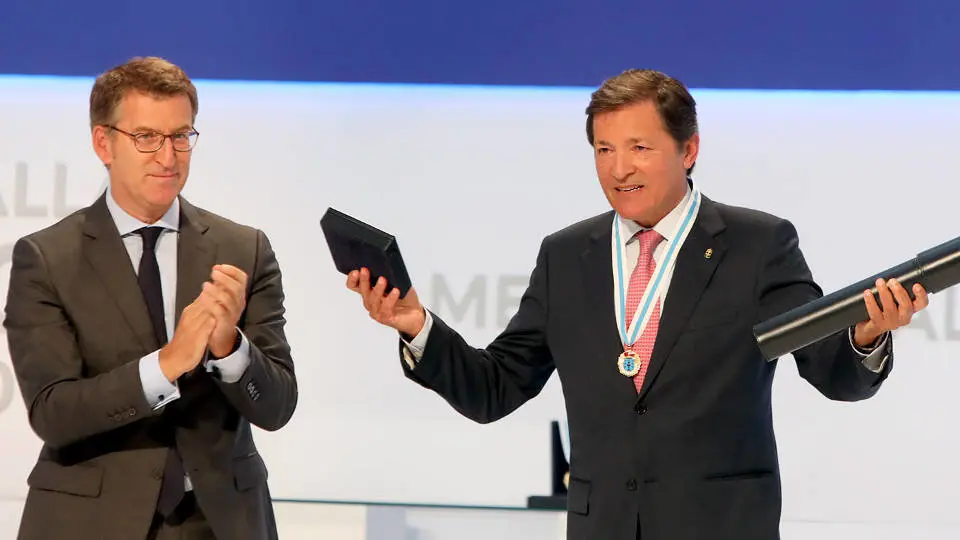 Javier Fernández recibe la Medalla de Galicia, PEPE FERRÍN