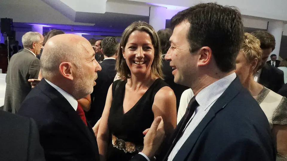 Javier Losada, Lara Méndez y Gonzalo Caballero. PEPE FERRÍN