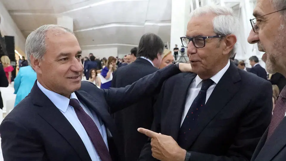 José Tomé y Emilio Pérez Touriño. PEPE FERRÍN