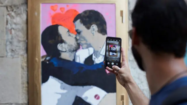 Pablo Iglesias y Pedro Sánchez.ALEJANDRO GARCÍA (EFE)