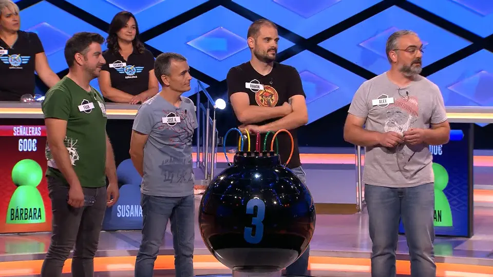 El grupo de los Suevos, en el programa. ATRESMEDIA