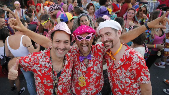 Participantes en la XX Fiesta Hortera de Porto do Son. LAVANDEIRA JR (EFE)