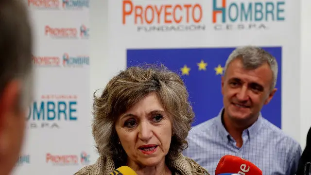 María Luisa Carcedo, este lunes en Gijón. EFE