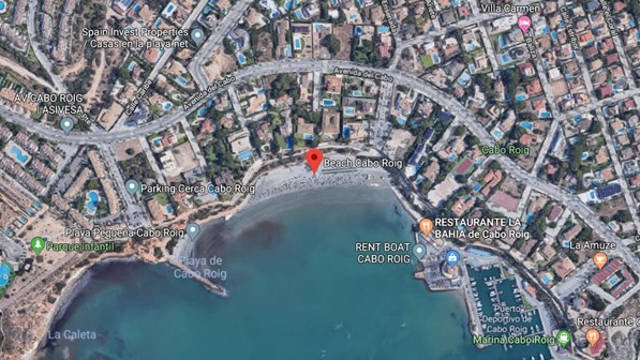 Playa de Cabo Roig, Alicante. GOOGLE MAPS