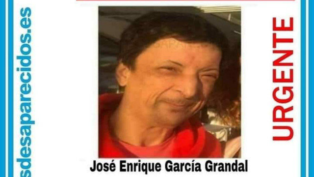 Detalle del cartel de búsqueda de José Enrique García Grandal