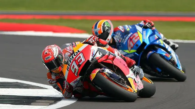 Marc Márquez pilotando. EFE