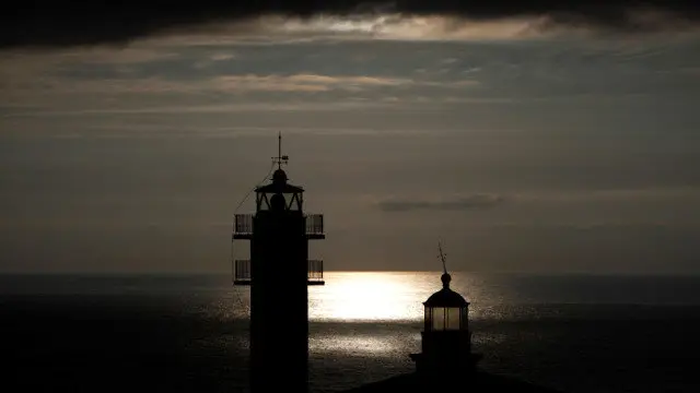 Vista del faro de cabo Touriñán, en Muxía. CABALAR (EFE)