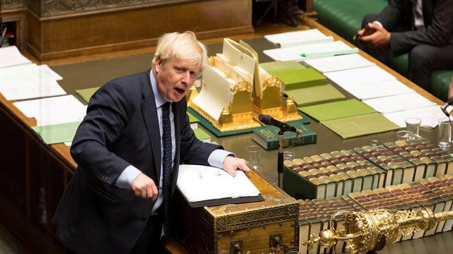 Boris Johnson, en el Parlamento británico. ROGER HARRIS