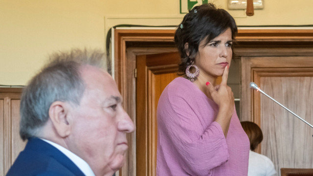 A coordinadora de Podemos Andalucía, Teresa Rodríguez, durante o xuízo contra o empresario Manuel Muñoz Medina. RAÚL CARO (EFE)