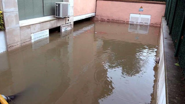 Inundaciones en Platja d'Aro. EFE