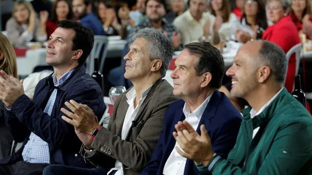 Gonzalo Caballero, Grande-Marlaska y Abel Caballero. SALVADOR SAS