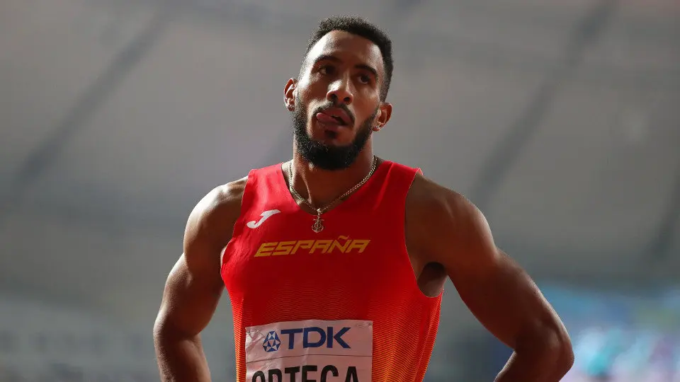 Orlando Ortega, visiblemente contrariado tras la prueba. SRDJAN SUKI (EFE)