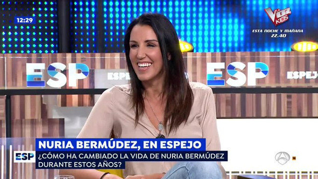 Nuria Bermúdez, en su reaparición en televisión. ESPEJO PÚBLICO