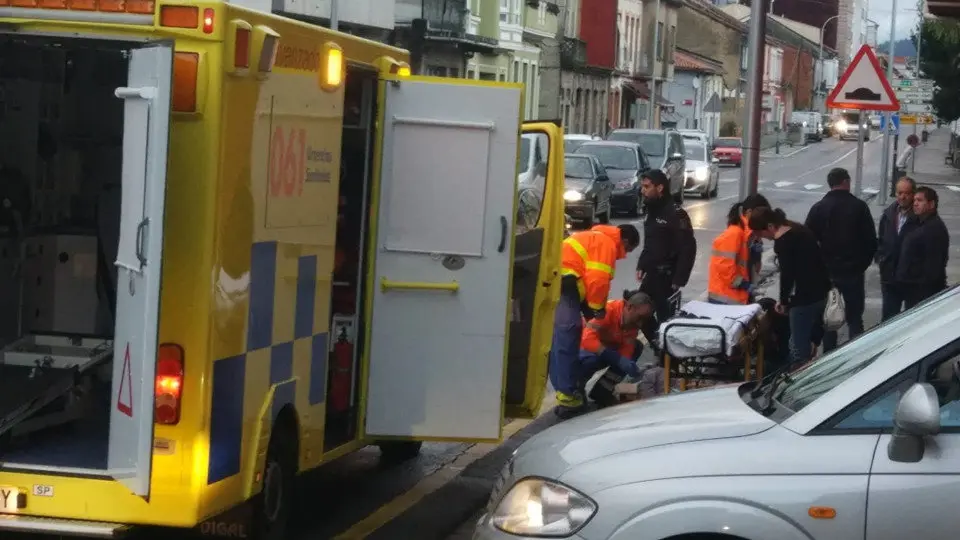 Los servicios sanitarios en el punto del atropello AR