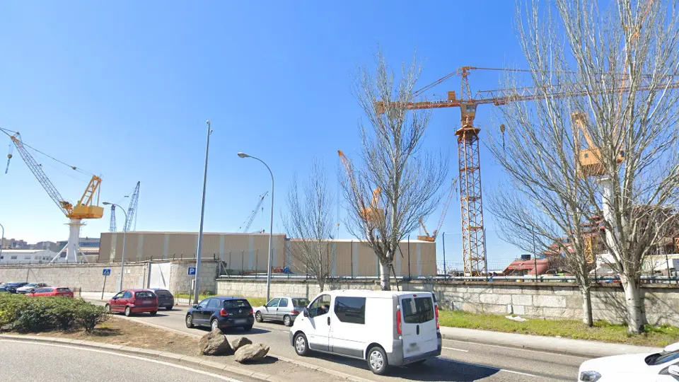 Zona do estaleiro de Barreiras. GSV