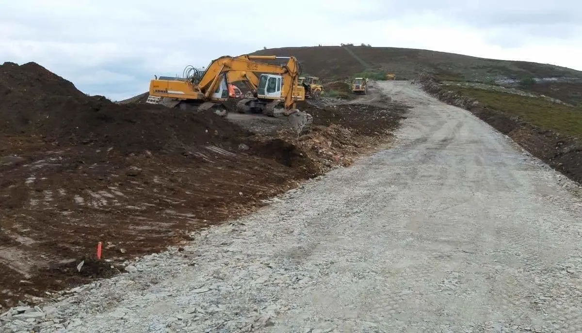 Trabajos en la Serra do Oribio. EP